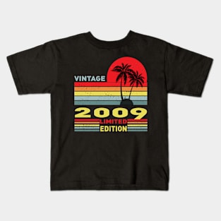 12Year Old Gifts Vintage 2009 Limited Edition Kids T-Shirt